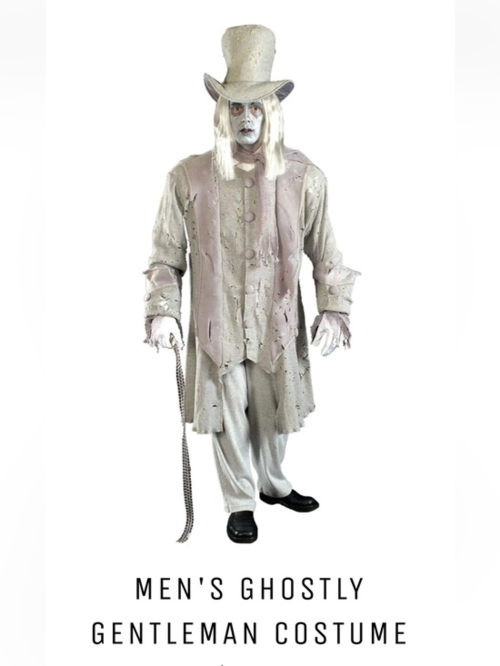 New Ghostly Gentleman Beige Halloween Costume